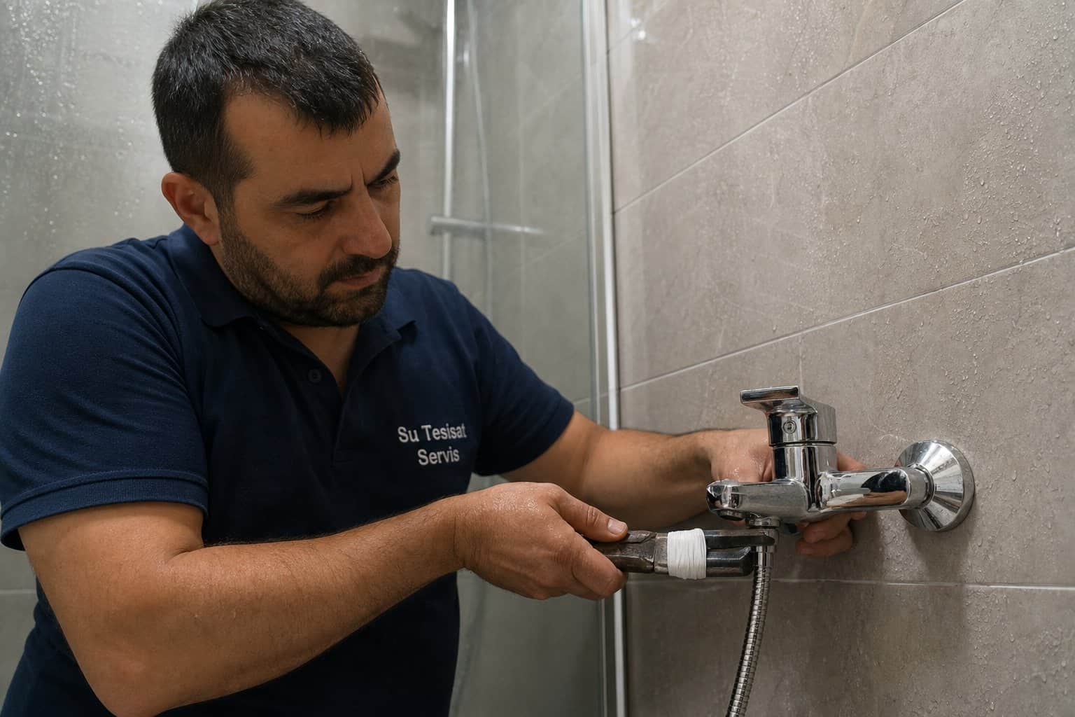Banyo ve Duş Gideri Açma servis uygulaması 3